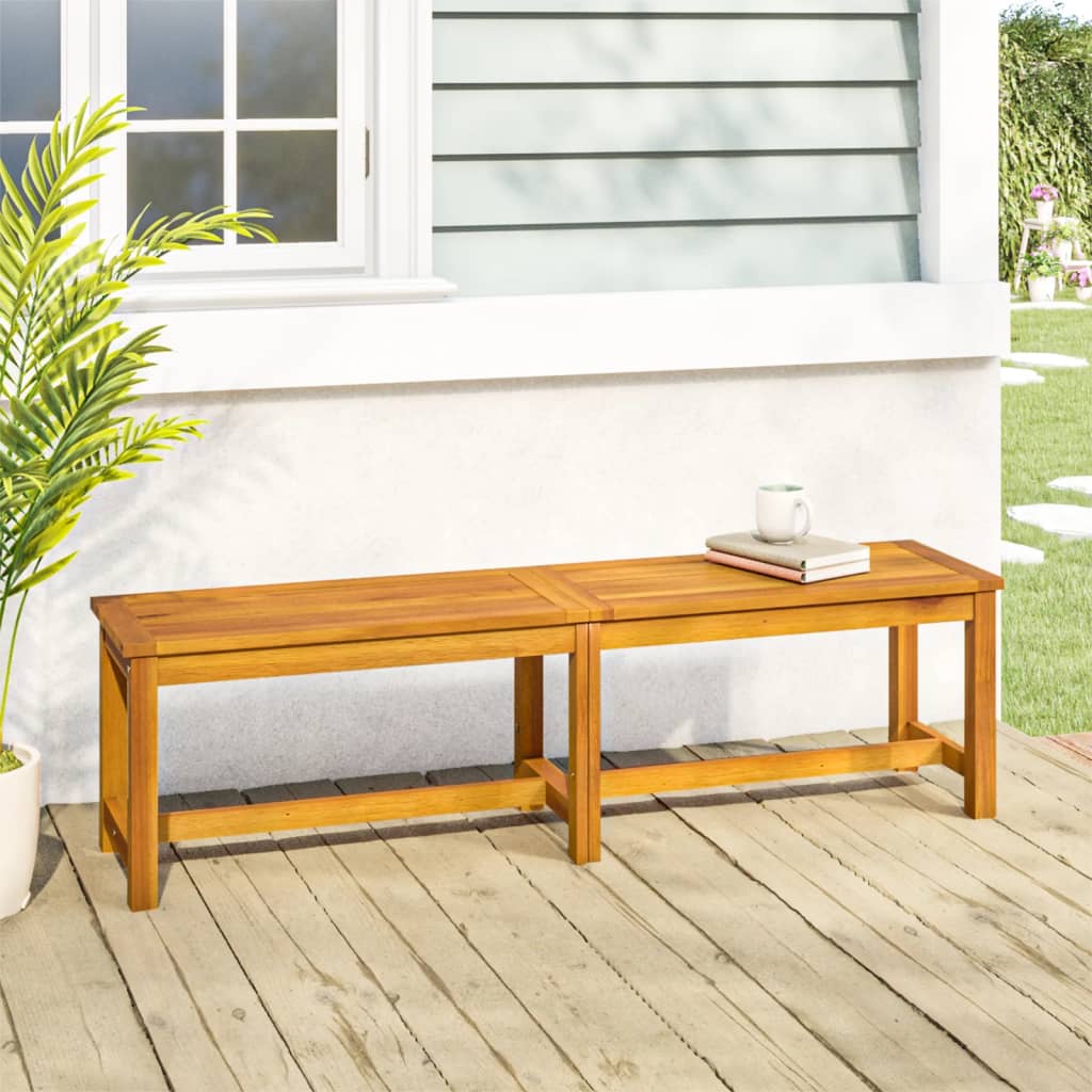 vidaXL Garden Bench 150x35x45 cm Solid Wood Acacia