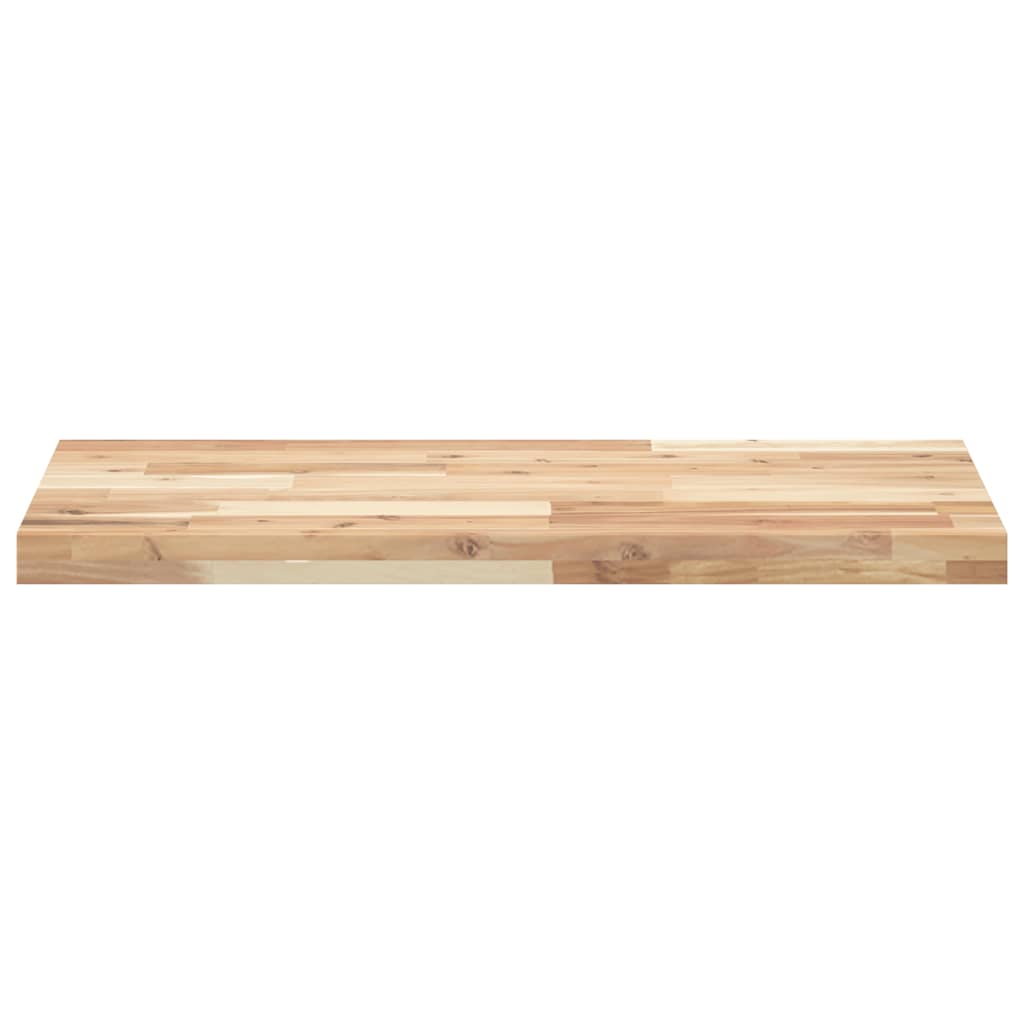 vidaXL Floating Shelf 140x40x4 cm Untreated Solid Wood Acacia