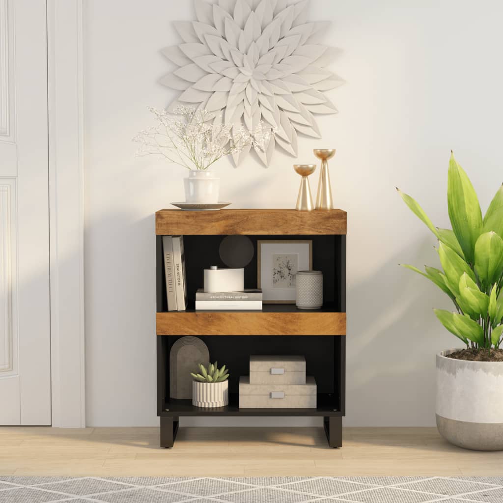 vidaXL Side Cabinet 60x33x75 cm Solid Wood Mango