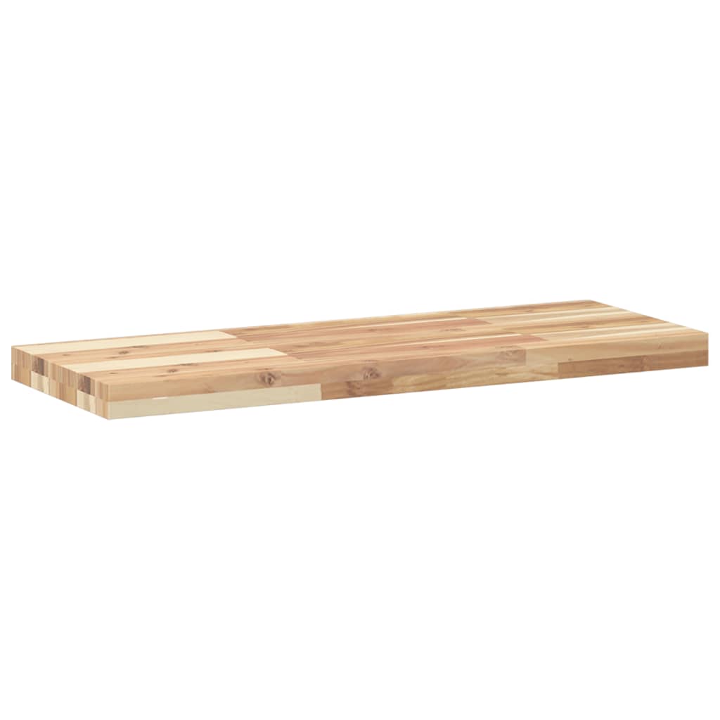 vidaXL Floating Shelves 2 pcs 100x30x4 cm Untreated Solid Wood Acacia