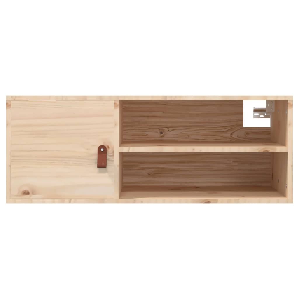 vidaXL Wall Cabinet 80x30x30 cm Solid Wood Pine