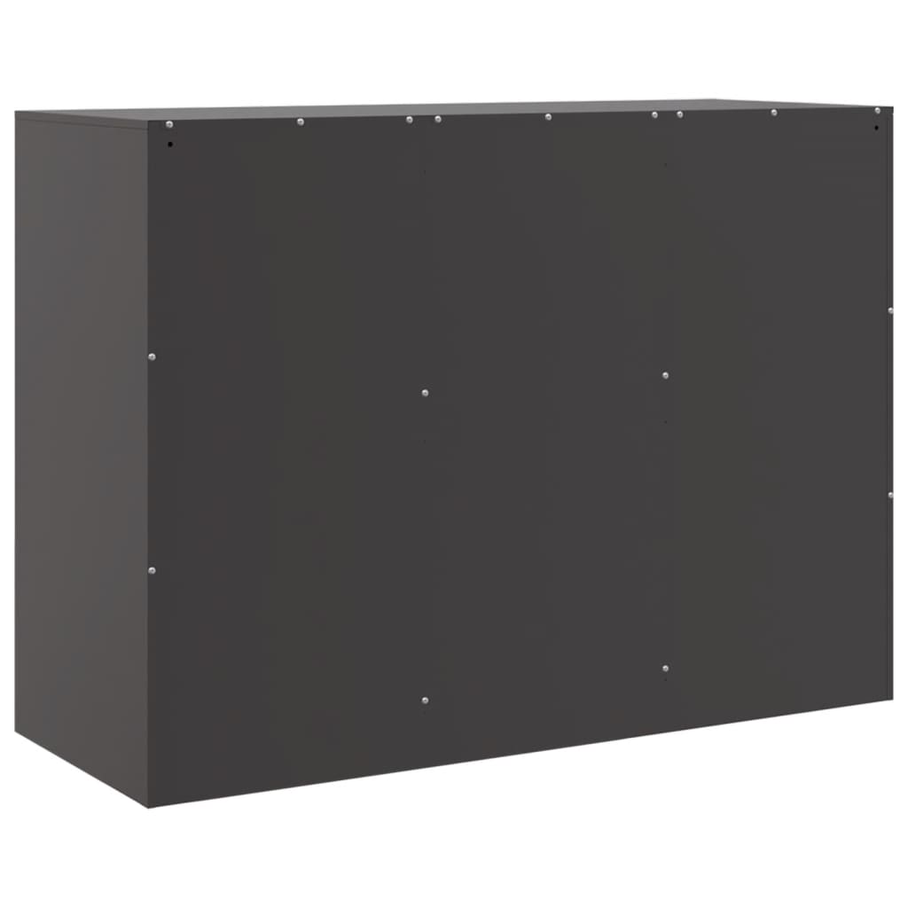 vidaXL Sideboard Black 99x39x73 cm Steel