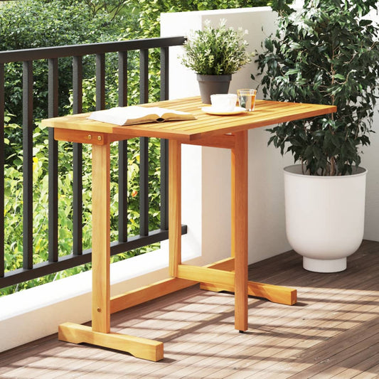 vidaXL Folding Balcony Table 90x60x72 cm Solid Wood Acacia