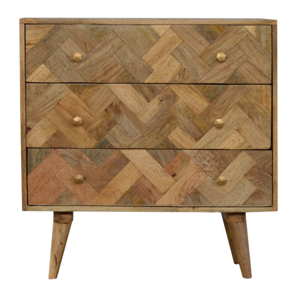 3-drawer-zig-zag-patterned-patchwork-chestat Willow and Wine!