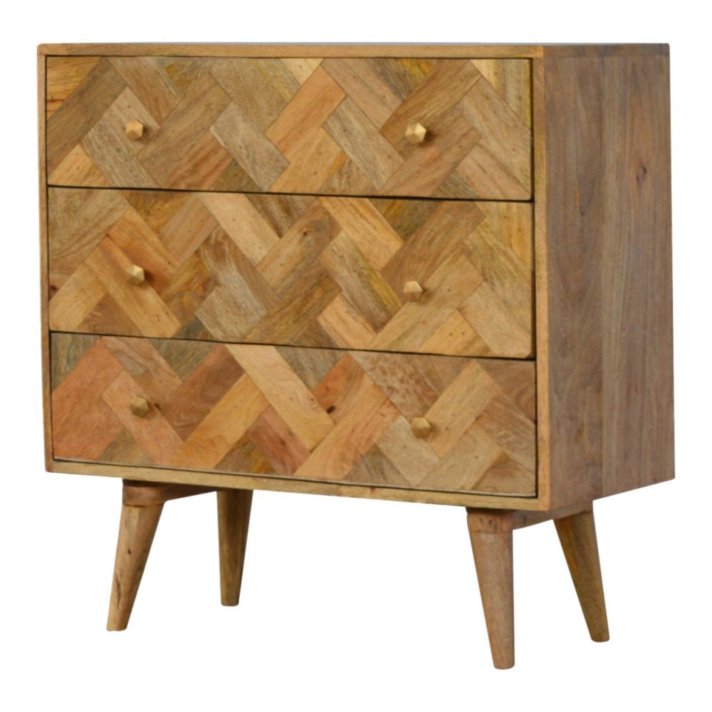 3-drawer-zig-zag-patterned-patchwork-chestat Willow and Wine!