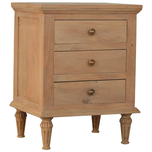 3-drawer-mango-wood-bedside-table-1at Willow and Wine!