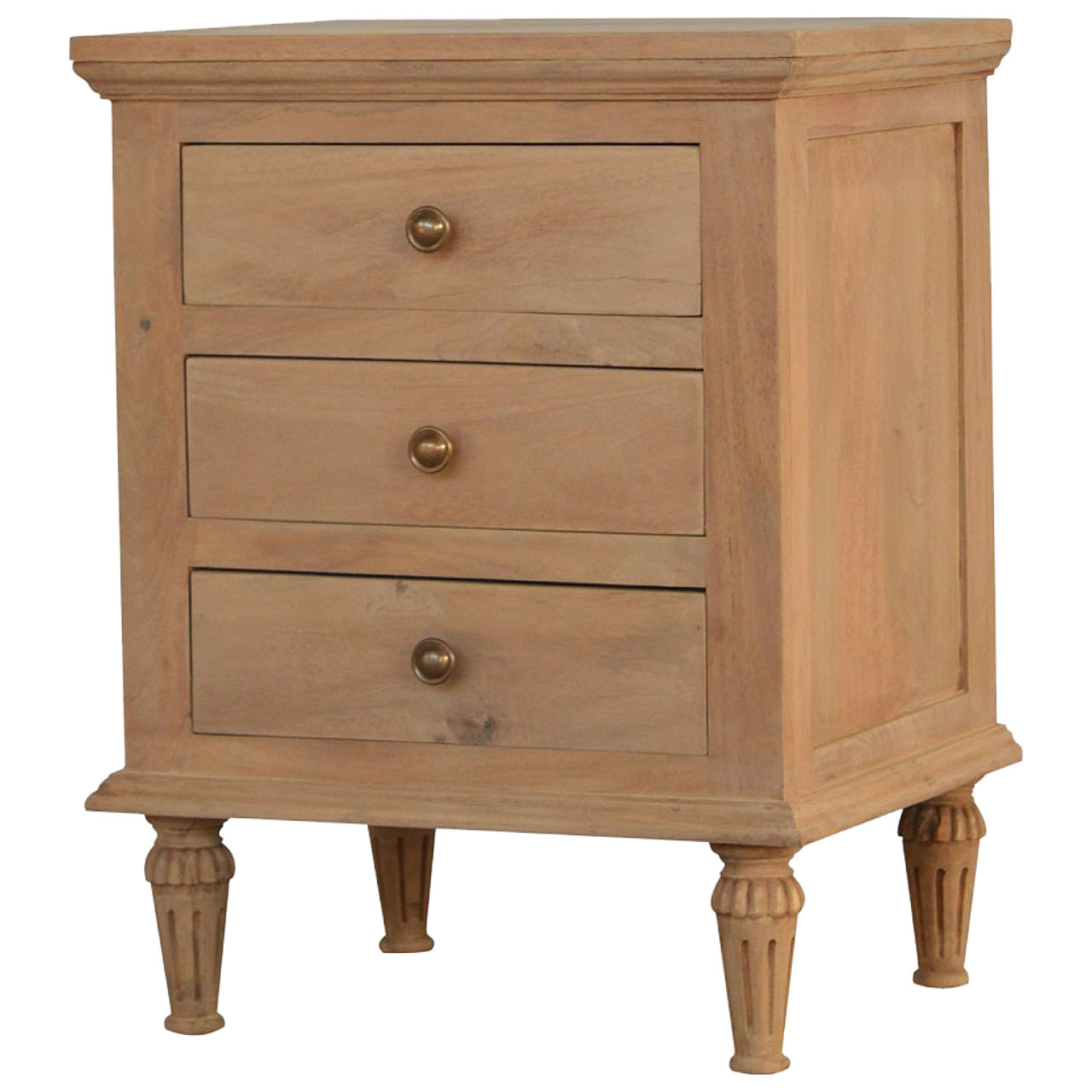 3-drawer-mango-wood-bedside-table-1at Willow and Wine!