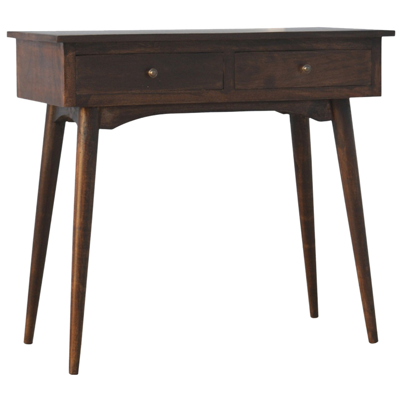 2-drawer-walnut-hallway-console-1at Willow and Wine!