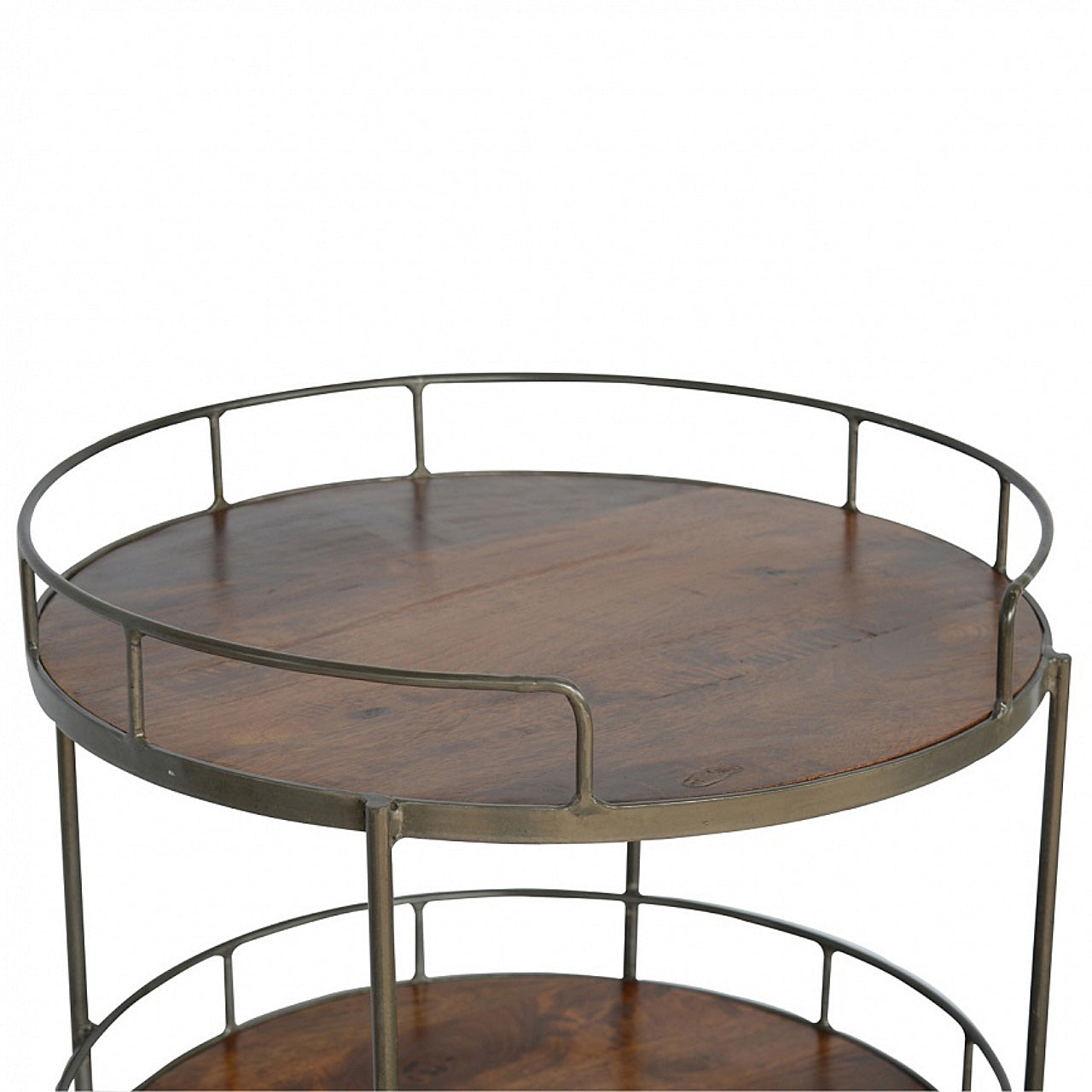 industrial-round-butler-tray-tableat Willow and Wine!