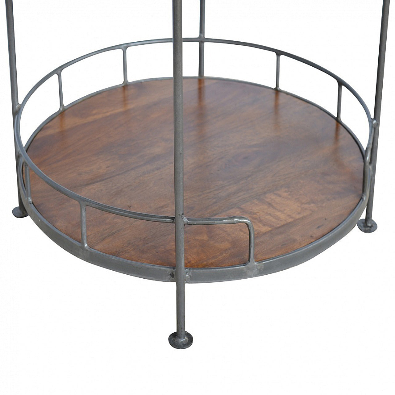 industrial-round-butler-tray-tableat Willow and Wine!