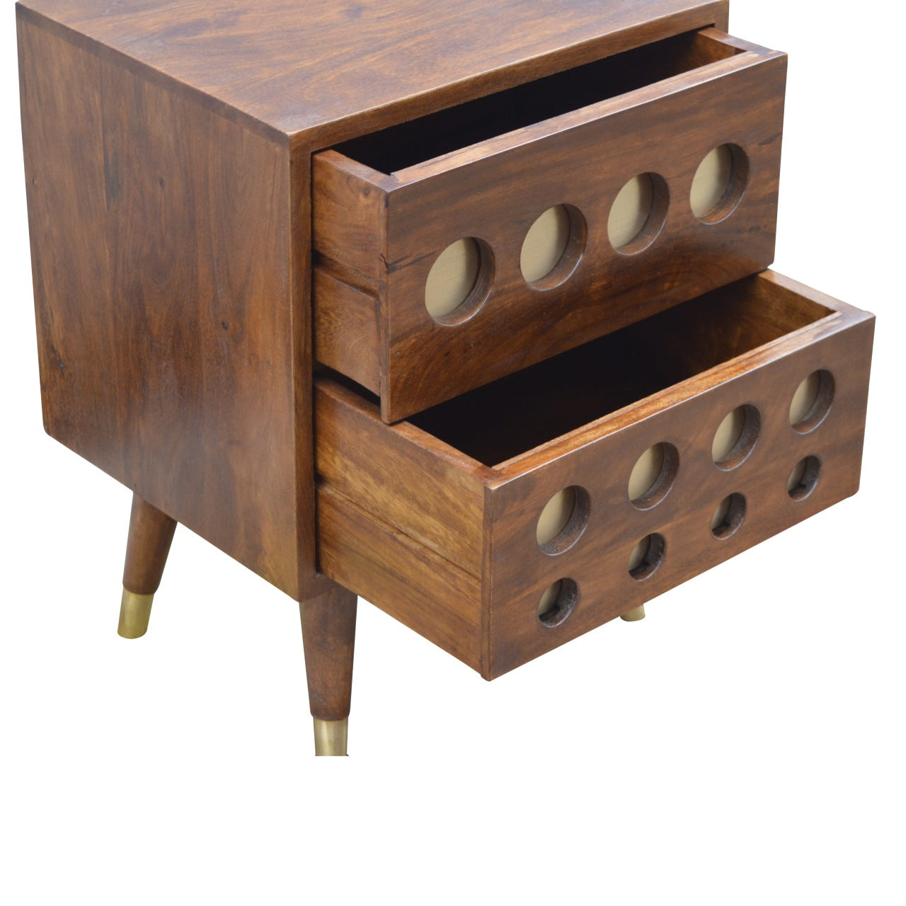 chestnut-brass-cut-out-bedside-2at Willow and Wine!