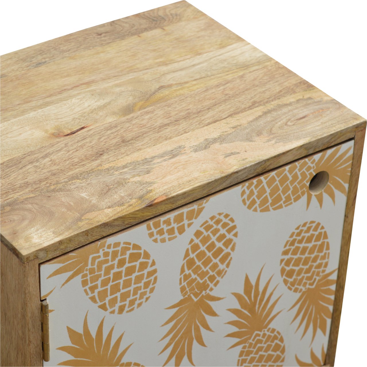 pineapple-screen-print-bedside-1at Willow and Wine!