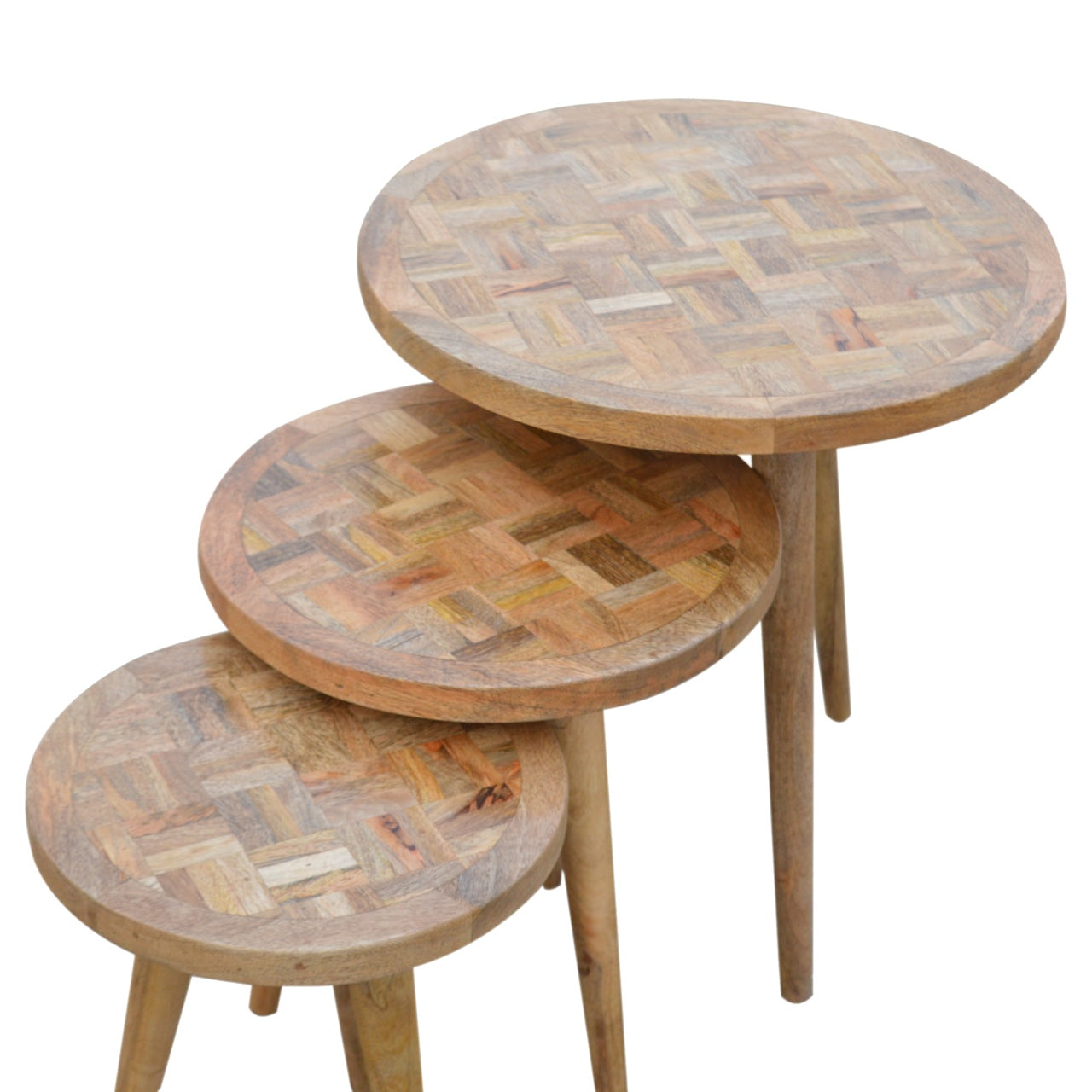 Patchwork Nesting Stools