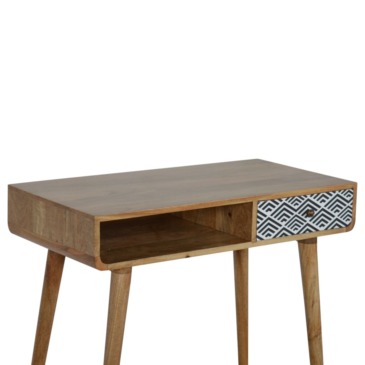 Monochrome Print Writing Desk