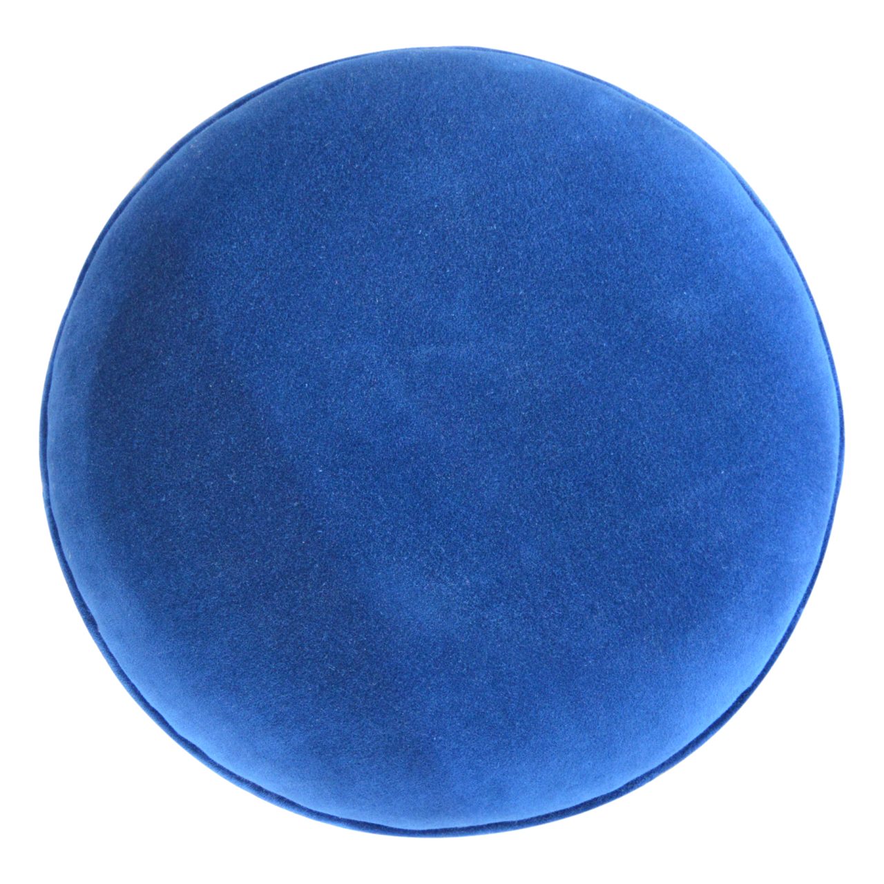 Royal Blue Velvet Nordic Footstool