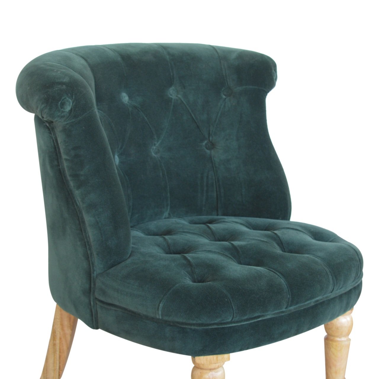 Emerald Velvet Accent Chair