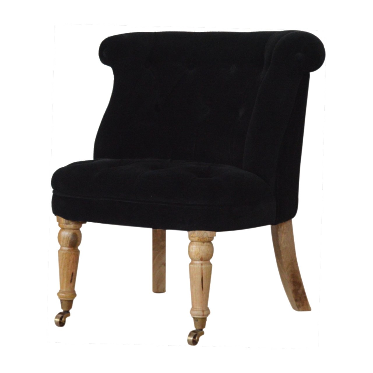 black-velvet-accent-chairat Willow and Wine!