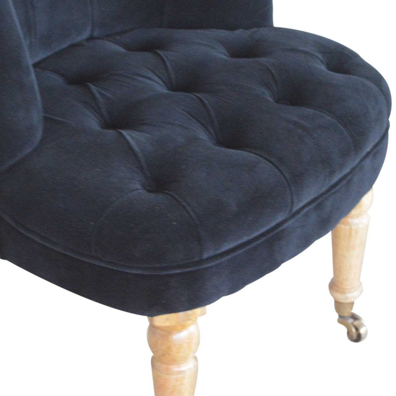 black-velvet-accent-chairat Willow and Wine!