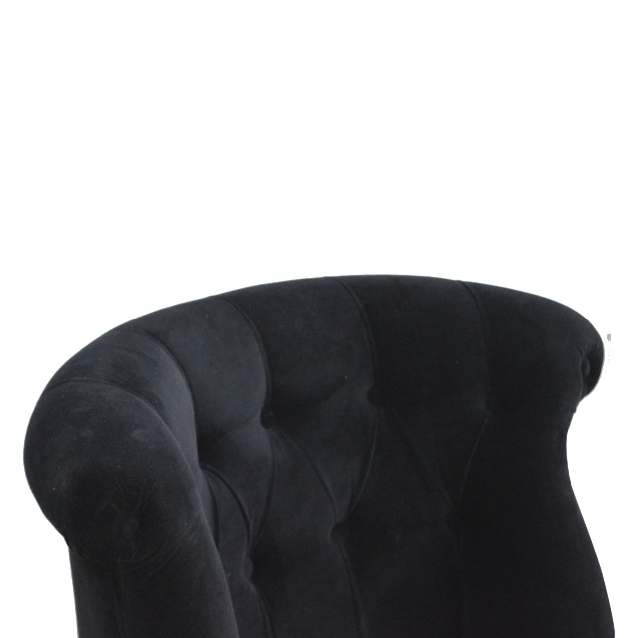 Black Velvet Accent Chair