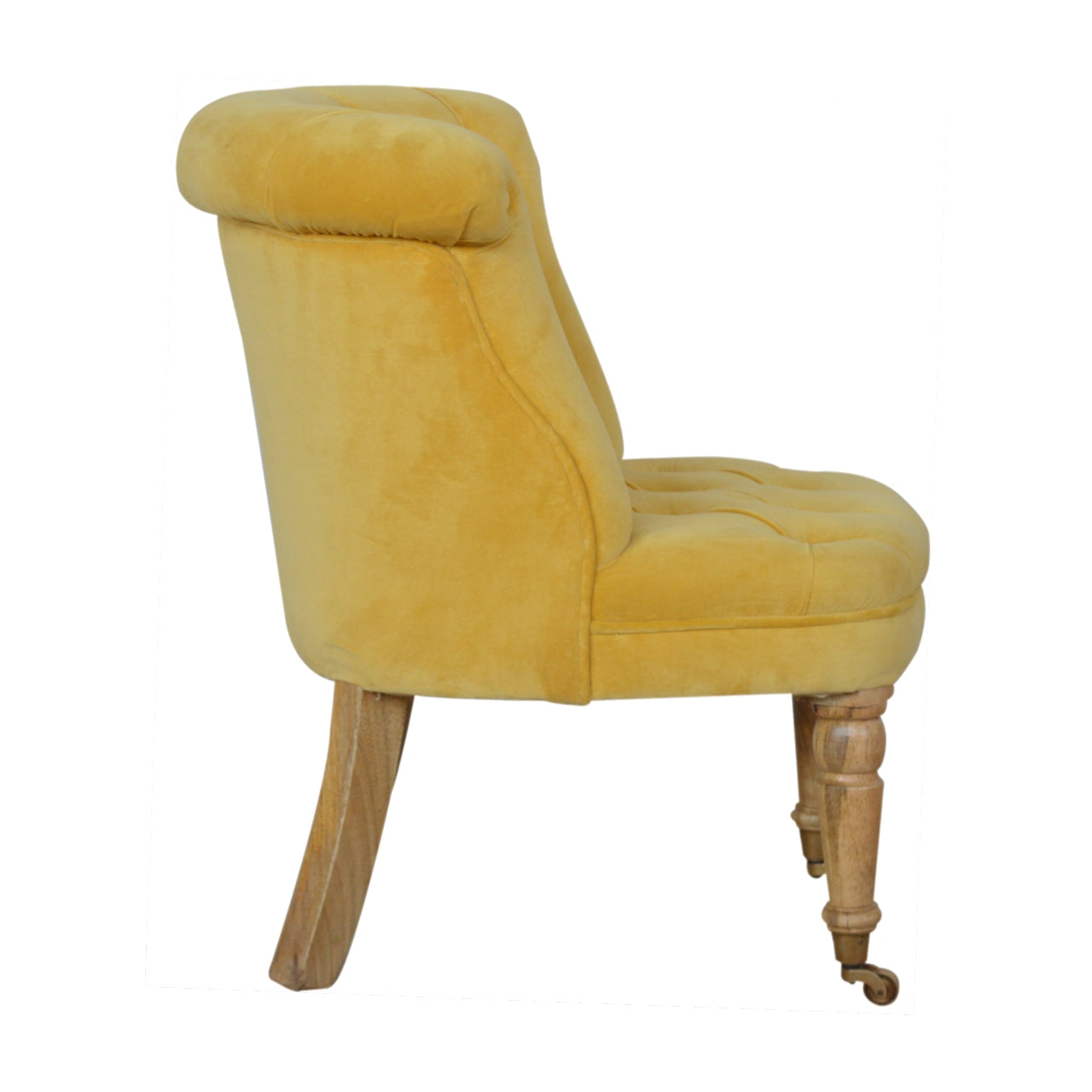 mustard-velvet-accent-chairat Willow and Wine!