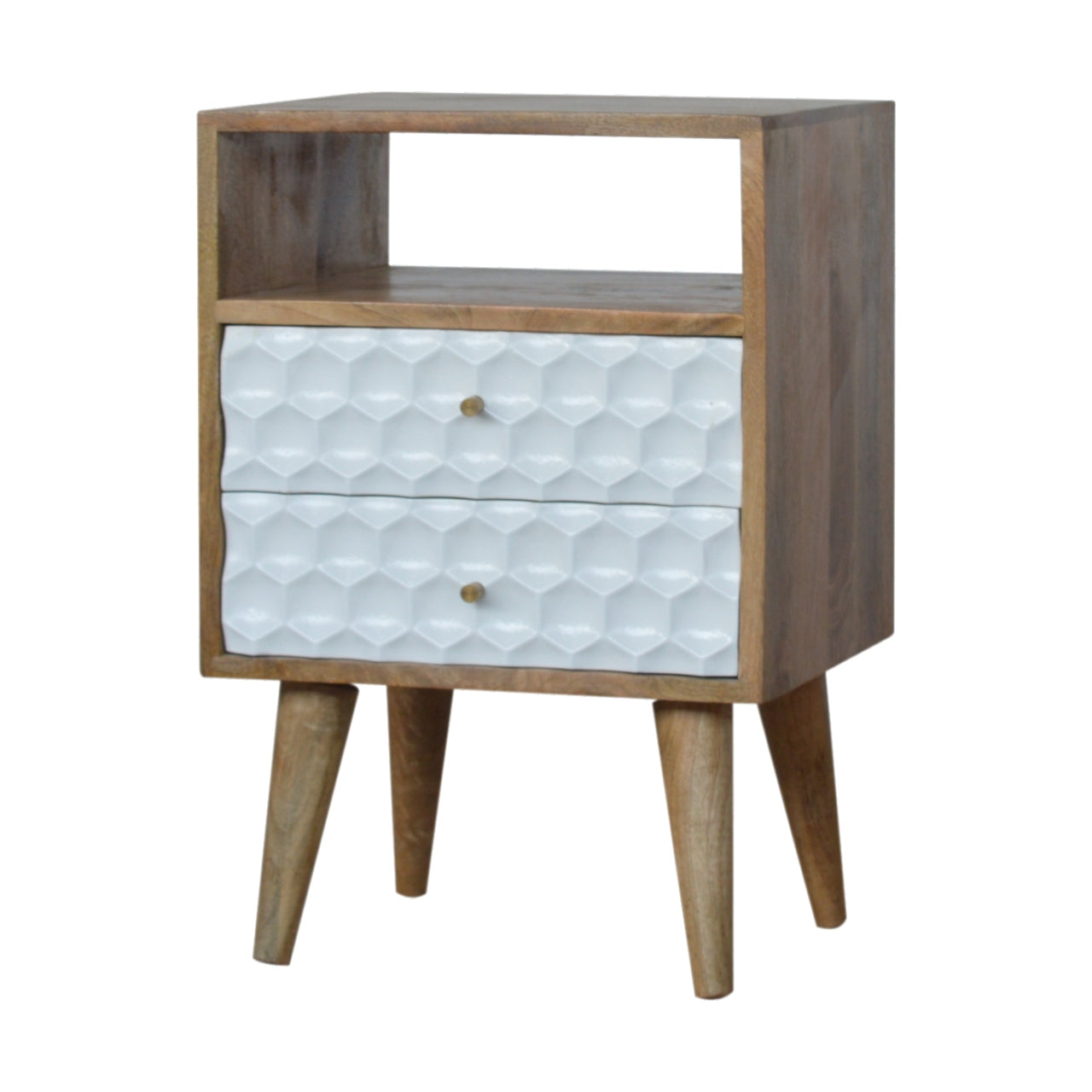 Honeycomb Open Slot Bedside