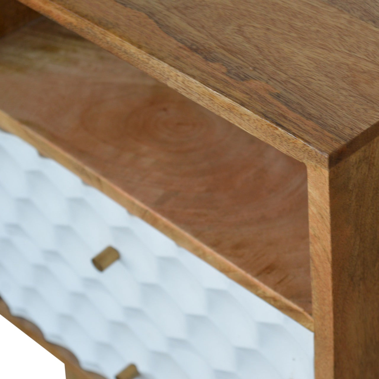 Honeycomb Open Slot Bedside