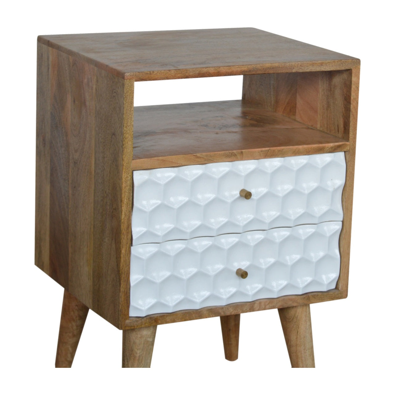 Honeycomb Open Slot Bedside