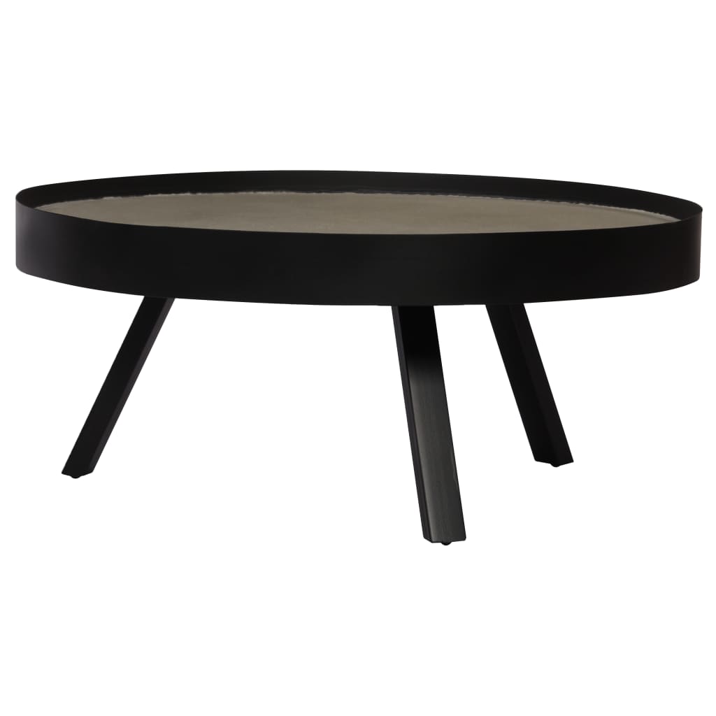 vidaXL Coffee Table Concrete Top 74x32 cm at Willow and Wine