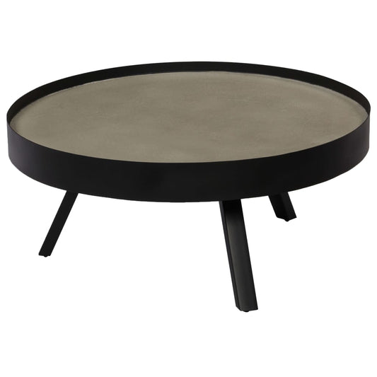 vidaXL Coffee Table Concrete Top 74x32 cm at Willow and Wine