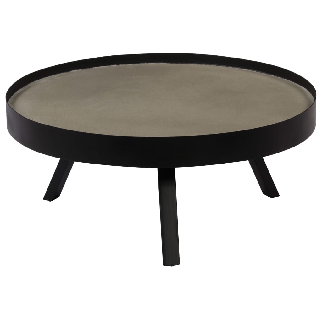 vidaXL Coffee Table Concrete Top 74x32 cm at Willow and Wine