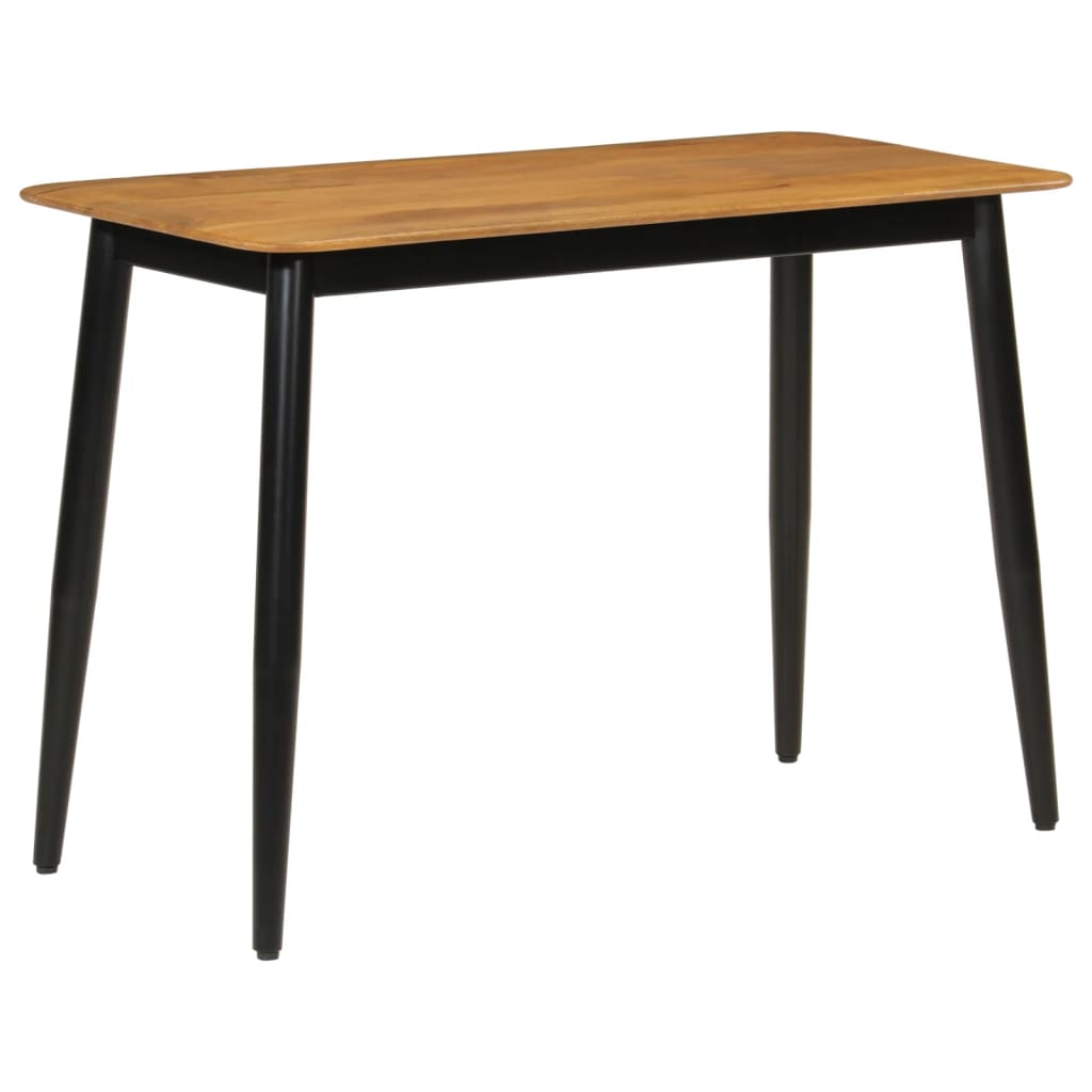 vidaXL Dining Table 112x52x76 cm Solid Wood Mango and Iron at Willow and Wine