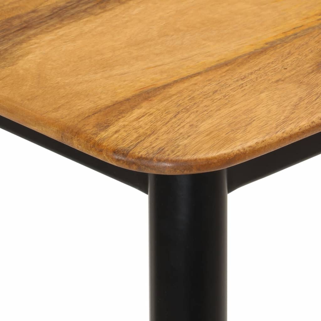 vidaXL Dining Table 112x52x76 cm Solid Wood Mango and Iron at Willow and Wine