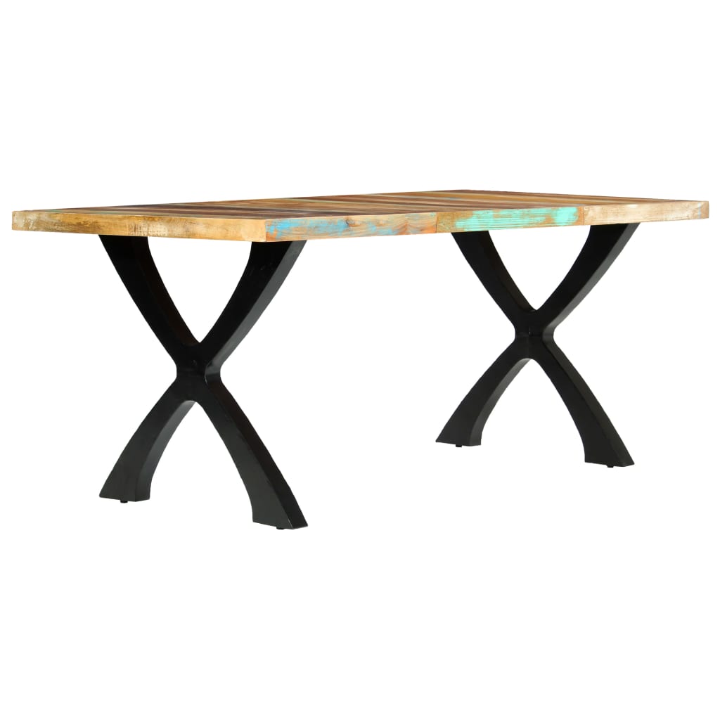 vidaXL Dining Table 180x90x76 cm Solid Reclaimed Wood at Willow and Wine