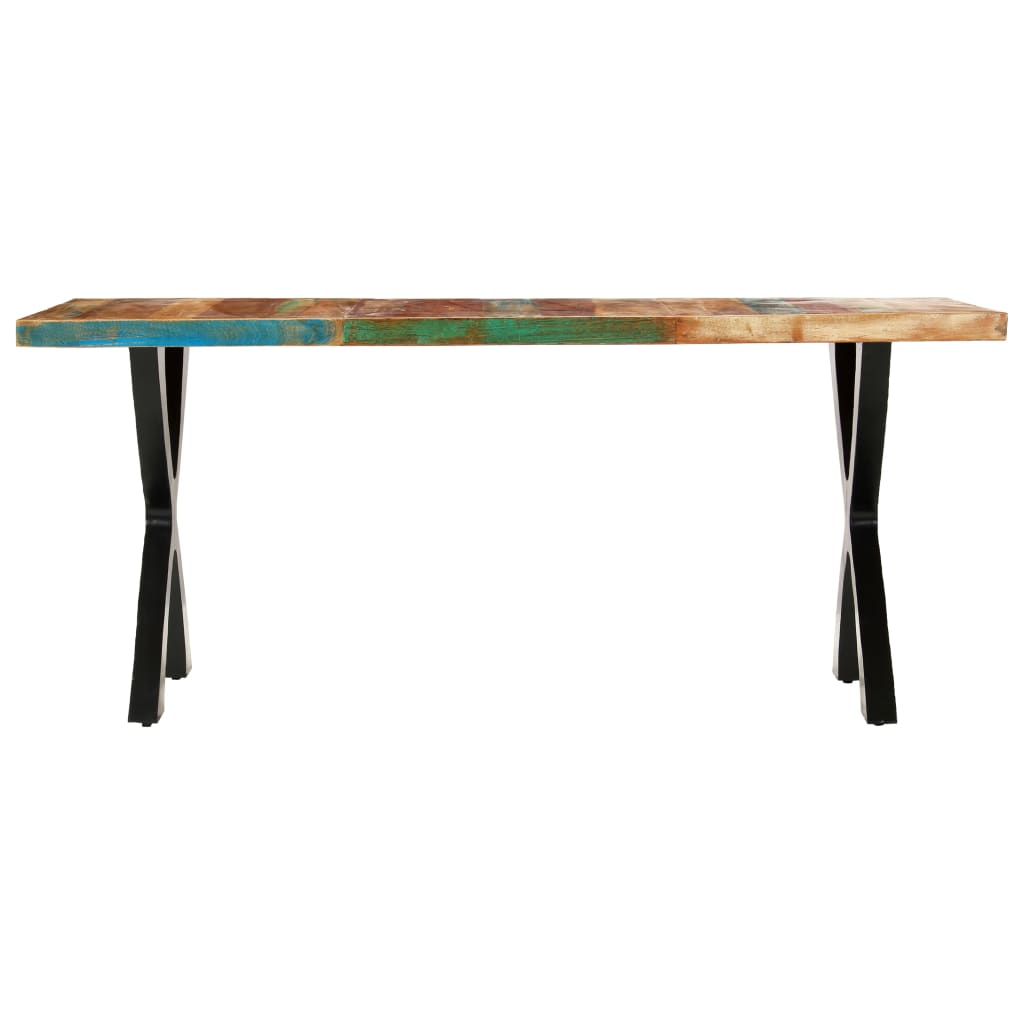 vidaXL Dining Table 180x90x76 cm Solid Reclaimed Wood at Willow and Wine