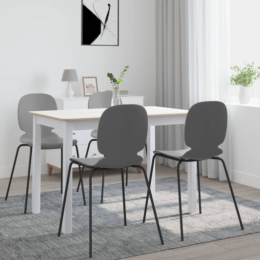 vidaXL Dining Table White and Brown 114x71x75 cm Solid Rubber Wood at Willow and Wine