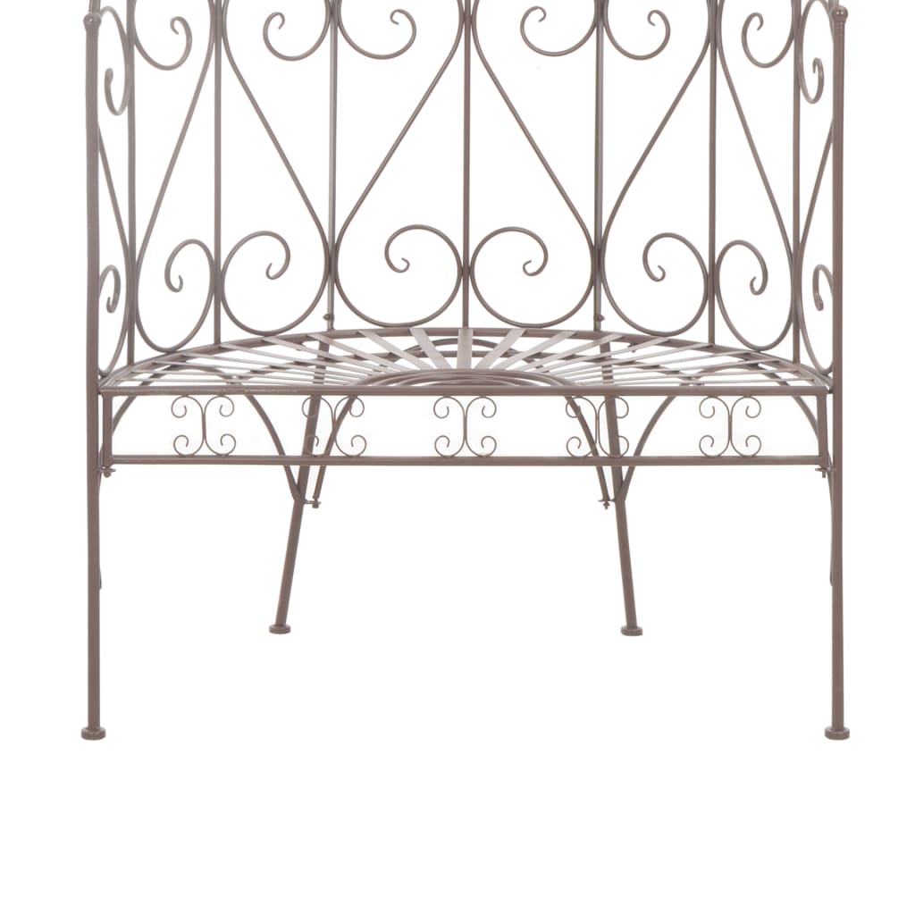 vidaXL Garden Bench 95 cm Iron Antique Brown at Willow and Wine