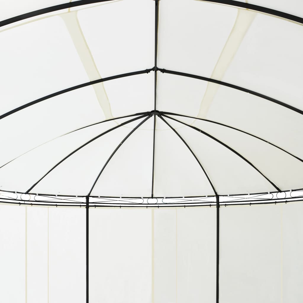 vidaXL Gazebo Cream White 530x350x265 cm at Willow and Wine