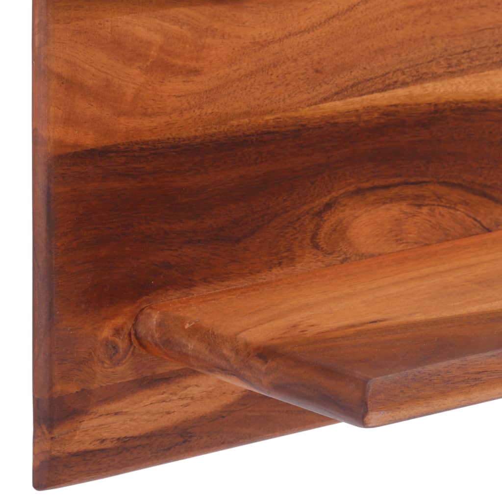 vidaXL Wall Shelves 2 pcs 112x20x26 cm Solid Wood Acacia at Willow and Wine