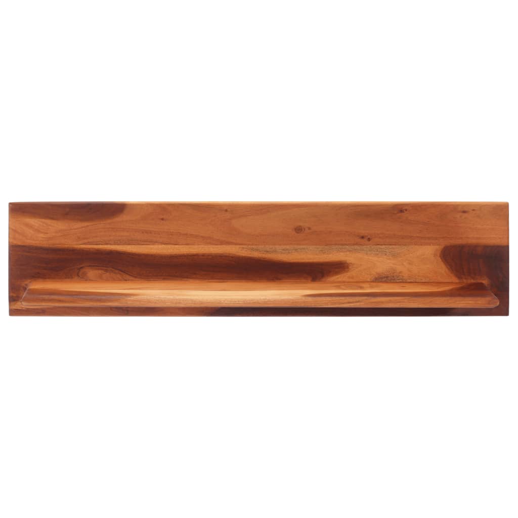 vidaXL Wall Shelves 2 pcs 112x20x26 cm Solid Wood Acacia at Willow and Wine