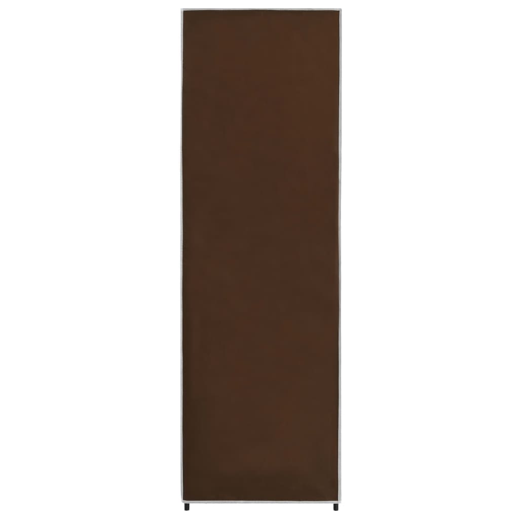 vidaXL Wardrobe Brown 87x49x159 cm Fabric at Willow and Wine