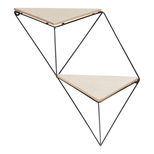 Double Triangular Shelf 47cm Willow and Wine