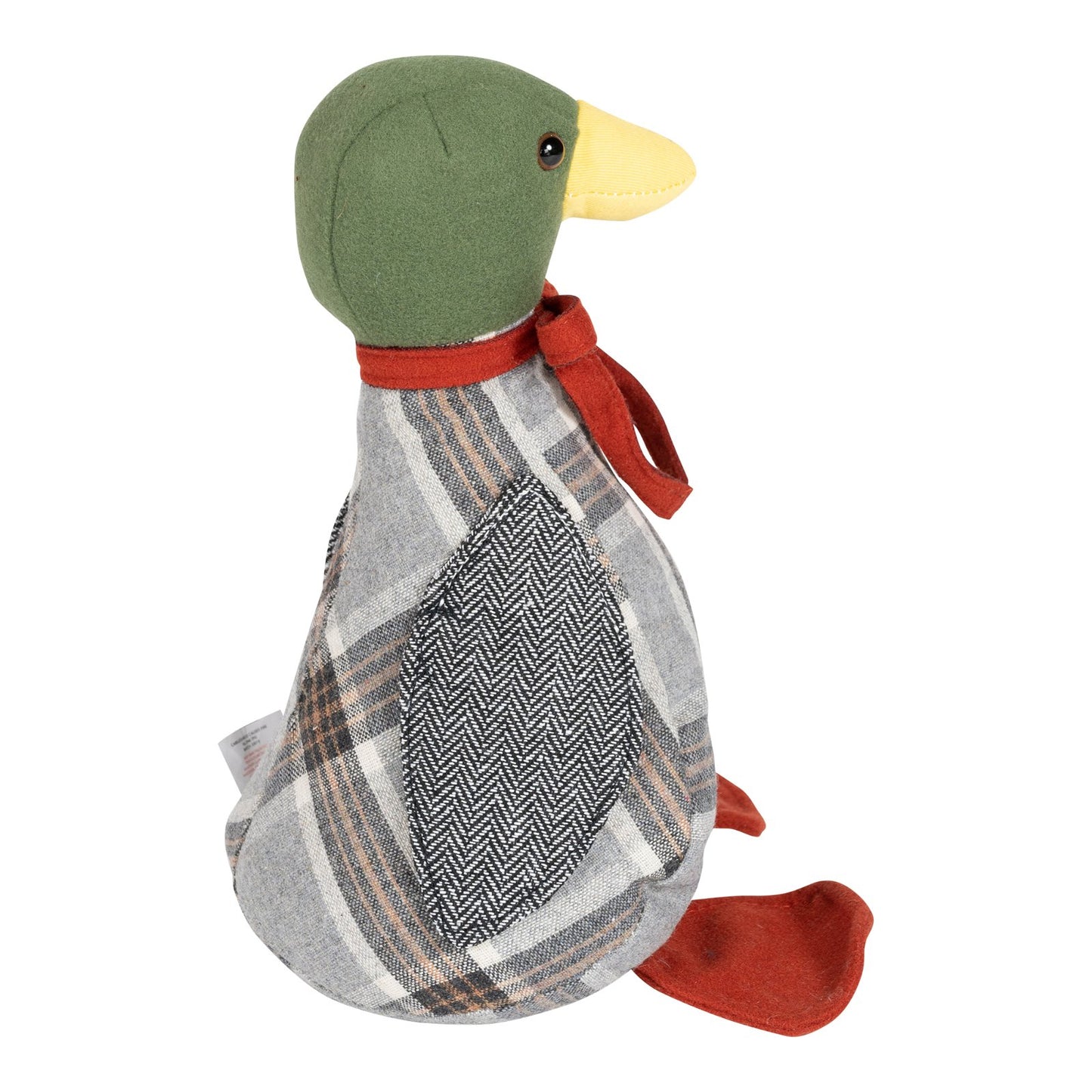 Duck Fabric Door Stop 32cm Willow and Wine