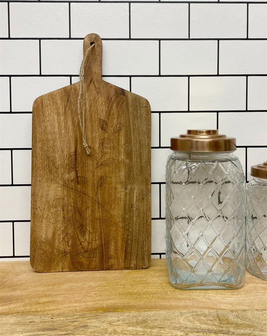 Etched Wood Chopping Board Willow and Wine