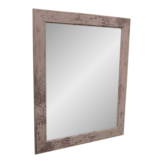 Grey Wooden Mirror 60x50cm Willow and Wine