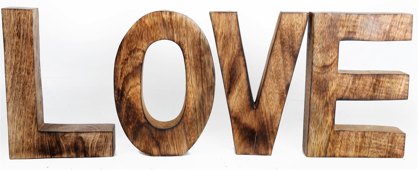 LOVE Wooden Letters Sign Willow and Wine
