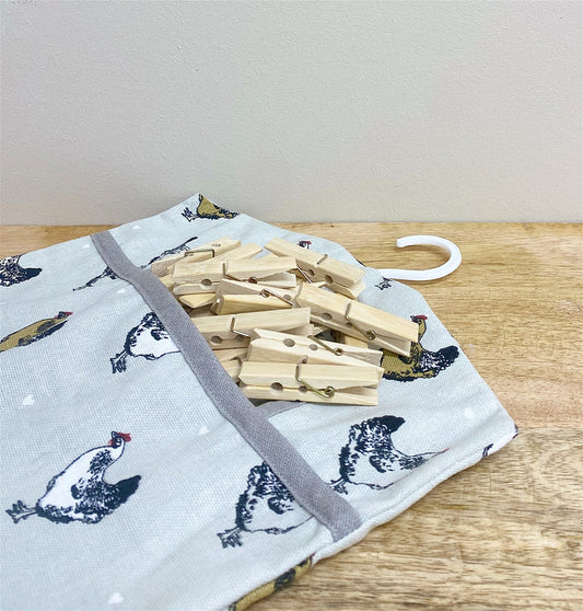 Pack Of Bamboo Pegs Willow and Wine