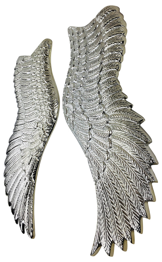 Pair Of Angel Wings 50cm Willow and Wine
