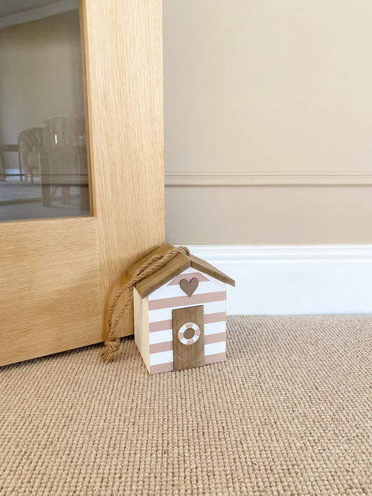 Striped Beach House Doorstop Willow and Wine