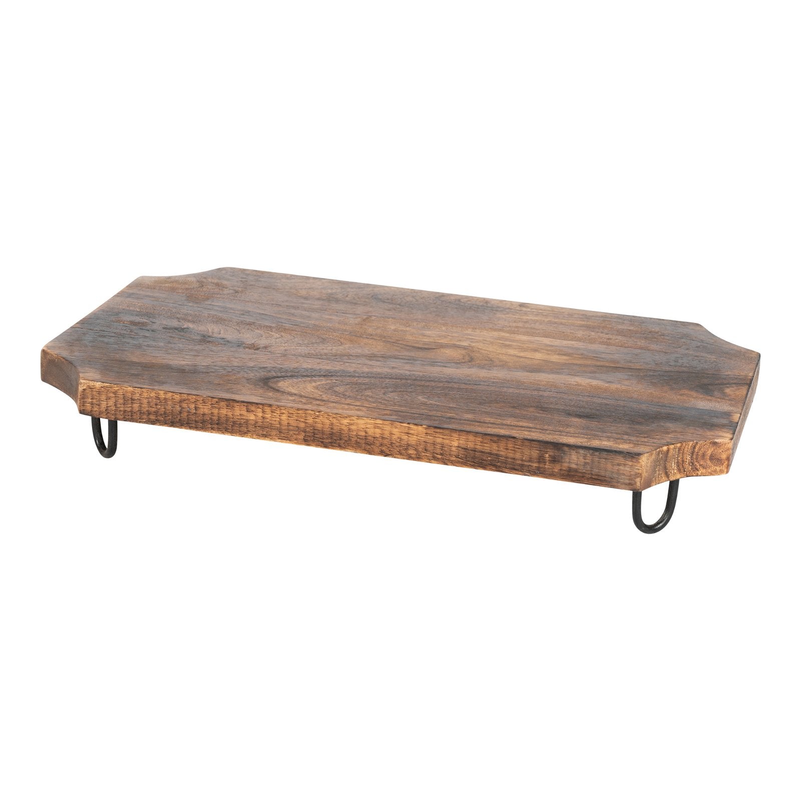 Wooden Distressed Chopping Board On Legs 51cm Willow and Wine